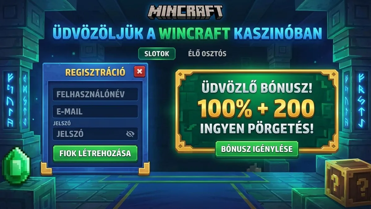 Regisztráció bónusszal